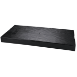 EcoPad Black Plastic Pad, 36 x 48 x 2"