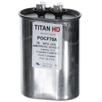 Oval Motor Run Capacitor, 70 MFD, 440/370V