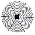 Guard, Fan, 25.04 Inch B.C., Round, Black