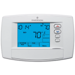 6" Blue Thermostat, 7 Day, 2H/2C, 4H/2C HP