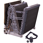 Flex Coil w/ Drainpan, 2R/20/17.5, Alum, Hz