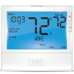 8" Blue Thermostat, 7 or 5-1-1 Day, 2H/2C, 5H/3C HP