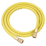Plus II 60" Charging Hose, 3/8 x 3/8" Straight Flare, Yellow